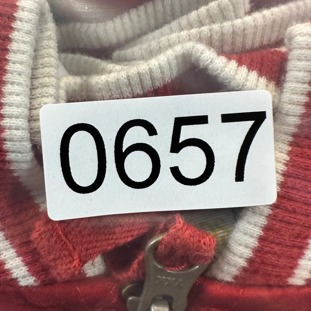 Genuine‎ Kids OshKosh Red White Varsity Lion Bomber Jacket 18M Circus Print